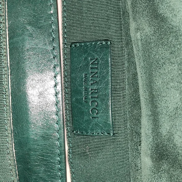 Nina Ricci Liane Green Lambskin Bag